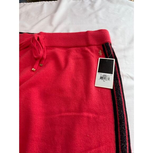 NWT Juicy Couture Black Label Teaberry Cashmere Jogger Pants Size XL New - Picture 7 of 11